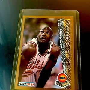 Collectible, Michael Jordan  basketball player card.